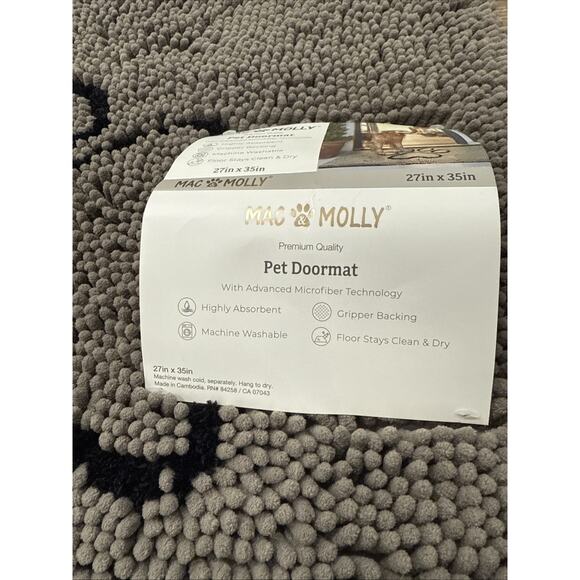 Non Slip Large Indoor Door Mat Entrance Rug Dirt Trapper Washable Barrier Mats - Picture 3 of 5